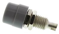 930176106 Hirschmann Test & Measurement Grey Female Banana Socket, 4 mm Connector, Solder Termination, 32A, 30 V ac, 60V dc, Tin