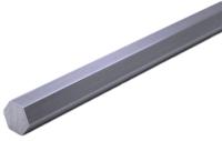 424-3475 RS PRO Mild Steel Hexagonal Bar, 25mm W, 1m L