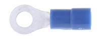 613-9508 RS PRO Insulated Ring Terminal, M4 Stud Size, 1.5mm² to 2.5mm² Wire Size, Blue