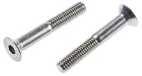 917-6238 RS PRO Stainless Steel Hex Socket Countersunk Screw, ISO 10642, M6 x 40mm