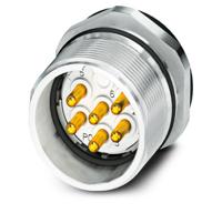 1619876 Phoenix Contact Circular Connector, 6 Contacts, Bulkhead Mount, M23 Connector, Plug, Male, IP67, CA Series