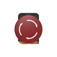 pbes22l110r TE Connectivity PBES22 Series Illuminated Emergency Stop Push Button, Panel Mount, 22.3mm Cutout, SPDT, IP20, IP65