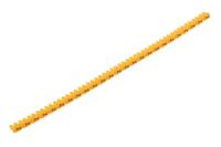 812-1243 RS PRO Clip On Cable Markers, Black on Yellow, Pre-printed "N → Z"