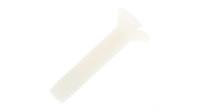 232-6946 RS PRO Slot M4 Countersunk Nylon Machine Screws DIN 963 x 20.0mm