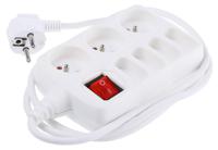 481-367 RS PRO 1.5m 7 Socket Type C - Europe, Type E - French Extension Lead, 250 V ac