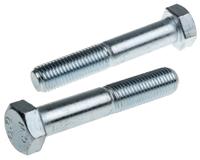 279-852 RS PRO Bright Zinc Plated Steel, Hex Bolt, M12 x 100mm