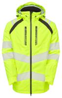 lfe918-xl PULSAR LFE918 Yellow Men Hi Vis Parka, XL
