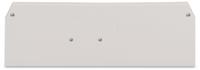 281-345 WAGO 281 Series End And Intermediate Plate for Use with Rail Mount Terminal Blocks