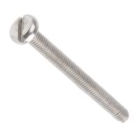 130-628 RS PRO Slot M3 Pan A2 304 Stainless Steel Machine Screws DIN 85 x 30.0mm