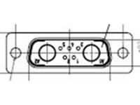 fm7w2pa-k120-1727040035 FCT from Molex 172704 5 Way Panel Mount D-sub Connector Plug, 2.84mm Pitch
