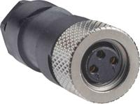 xzcc8fdm30s Telemecanique Sensors Circular Connector, 3 Contacts, Cable, M8 Connector, Socket, Female, IP67, XZCC Series