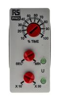 178-5028 RS PRO Plug In Timer Relay, 24V ac, 0.1 s → 30min, 1-Function, DPDT
