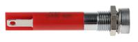 210-951 RS PRO Red Panel Mount Indicator, 24V dc, 8mm Mounting Hole Size, Solder Tab Termination