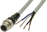xs5h-d421-a80-f Omron Male 4 way M12 to Free End Sensor Actuator Cable, 3 m