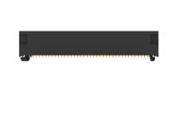 1-2199230-5 TE Connectivity Right Angle Female Edge Connector, Through Hole Mount, 67-Contacts, 1mm Pitch, 2-Row, Solder Termination