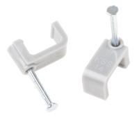 233-657 RS PRO Grey PE Rectangular cable clip, 6mm Max. Bundle