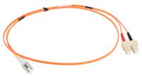 536-7055 RS PRO LC to SC Duplex Multi Mode OM2 Fibre Optic Cable, 50/125μm, Orange, 1m