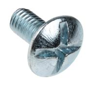 277-604 Bright Zinc Plated Steel Roofing Bolt, M6 x 12mm