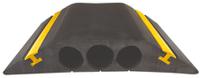 26100380 RS PRO 4.5m Black/Yellow Cable Cover in Rubber, 23mm Inside dia.