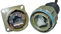 rjftv7pem1zn Amphenol Socapex RJFTV Series Female Ethernet Connector, Cable Mount, Cat5e Straight 1 Port