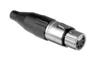 ac5f Amphenol Industrial Cable Mount XLR Connector, Female, IP40, 133 V, 5 Way, Silver Plating