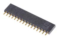 ssw-116-01-g-s Samtec SSW Series Straight Through Hole Mount PCB Socket, 16-Contact, 1-Row, 2.54mm Pitch, Solder Termination