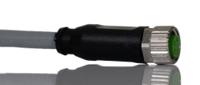0523449000000000 Norgren Female 5 way M8 to Unterminated Free End Sensor Actuator Cable, 1.5 m