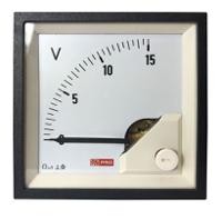 186-2495 RS PRO Analogue Panel Ammeter DC, 68mm x 68mm, 1 % Moving Coil