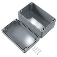 01101608 Rose Aluminium Standard Series Grey Die Cast Aluminium Enclosure, IP66, IK09, Grey Lid, 100 x 160 x 81mm