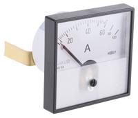 pd72mis5a22-001-060120a HOBUT Analogue Panel Ammeter 0/60/120A For 60/5A CT AC, 72mm x 72mm Moving Iron