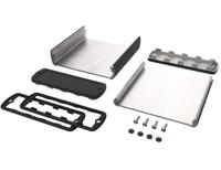 84106100hmt1-abph-1000-0100 Bopla Alubos (Set) Series Black Aluminium General Purpose Enclosure, IP65, Black Lid, 106 x 32 x 100mm
