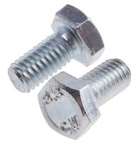 917-2832 RS PRO Bright Zinc Plated Steel, Hex Bolt, M6 x 12mm