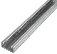 p3300-pg-x-2m Unistrut 41 x 21mm Galvanised Steel Plain Channel, 2m Long