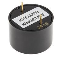 238-038 RS PRO 83dB Through Hole Continuous Internal Piezo Buzzer, 24 (Dia.) x 17.5mm, 3V dc Min, 20V dc Max