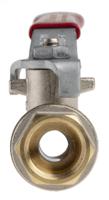 733-5120 RS PRO Brass Full Bore, 2 Way, Ball Valve, Threaded, BSPP 3/8in, 30 → 40bar Operating Pressure