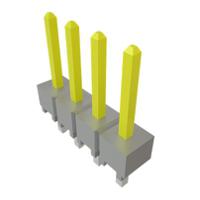htsw-104-07-l-s Samtec HTST Series Vertical Through Hole PCB Header, 4 Contact(s), 2.54 mm Pitch, 1 Row, Unshrouded