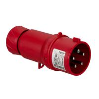 pkx32m435 Schneider Electric, PratiKa IP44 Red Cable Mount 3P + N + E Industrial Power Plug, Rated At 32A, 415 V