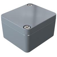 01050503 Rose Aluminium Standard Series Grey Die Cast Aluminium Enclosure, IP66, IK09, Grey Lid, 50 x 45 x 30mm