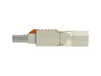 2350304-1 TE Connectivity, Industrial Mini I/O Cable Mount Mini I/O Connector Plug, 8 Way