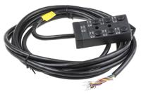 877-1227 RS PRO Sensor Box, M12, 5m cable, 5 way, 6 port