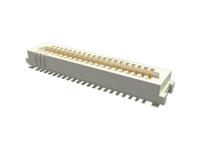 10162581-3134141lf Amphenol Communications Solutions Conan Lite Series Straight, Vertical PCB Mount PCB Socket, 41-Contact, 1mm Pitch,