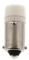 le-ba9s-6w JKL Components White LED Indicator Lamp, 6V ac/dc, BA9s Base, 9.6mm Diameter, 13000mcd