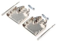 8655mh1512lf Amphenol Communications Solutions 8655MH Series Die Cast Zinc D Sub Backshell, 15 Way, Strain Relief