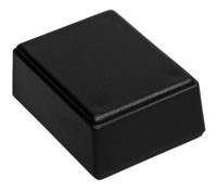 192-0785 RS PRO Black ABS Enclosure, IP53, IK07, Black Lid, 66 x 49 x 28mm