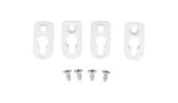1556footwh-4 Hammond 1556 Series ABS Plastic Accessory Kit for Use with General Purpose Enclosure, 51 x 51 x 5mm