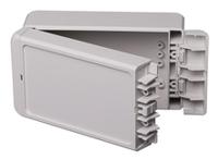 96033125-b-140806-abs-7035 Bopla Bocube Series Light Grey ABS Enclosure, IP66, IP68, Light Grey Lid, 151 x 80 x 60mm