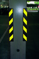 284-7151 RS PRO Black, Yellow Impact Protector 800mm x 95mm