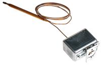 6020210005-027-000-25-1000-40-10-00-00-000-00-6 Jumo Capillary Thermostat, +150°C Max, SPST, Automatic Reset, Panel Mount