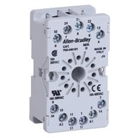 700-hn101 Allen Bradley 700-HN 11 Pin 300V DIN Rail, Panel Mount Relay Socket, for use with 700-HA Relay