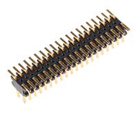 fte-120-01-g-dv Samtec FTE Series Straight Surface Pin Header, 40 Contact(s), 0.8 mm Pitch, 2 Row, Unshrouded